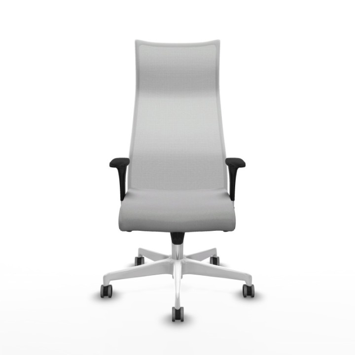 Albacete malla XL sincro malla blanca bali gris claro brazos 1D base blanca ruedas 65mm engomadas