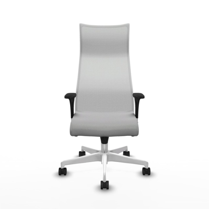 Albacete malla XL sincro malla blanca bali gris claro brazos 1D base blanca ruedas 65mm nailon