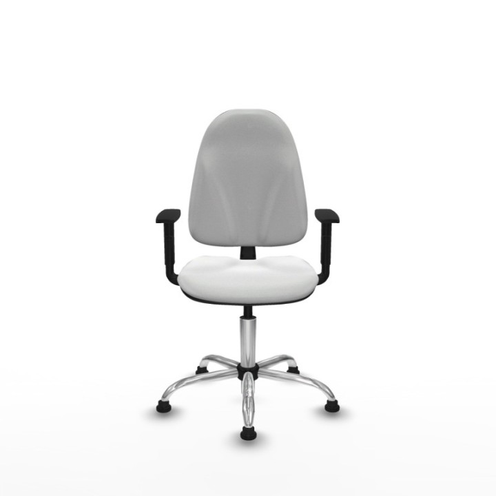 Algarra CP bali blanco brazos 1D base cromada topes