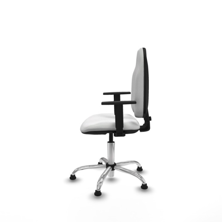 Algarra CP bali blanco brazos 1D base cromada topes