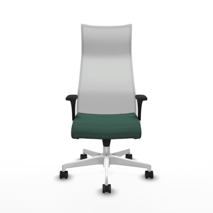 Albacete malla XL sincro malla blanca bali verde botella brazos 1D base blanca ruedas 65mm nailon