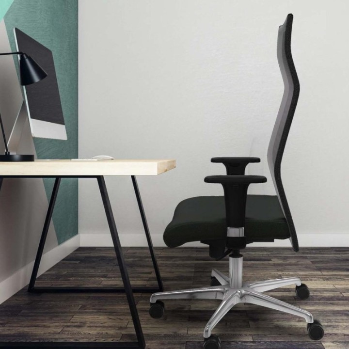 Albacete malla XL sincro malla blanca bali verde botella brazos 1D base aluminio ruedas 65mm nailon