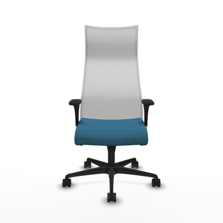 Albacete malla XL sincro malla blanca bali verde petroleo brazos 1D base nailon ruedas 65mm nailon