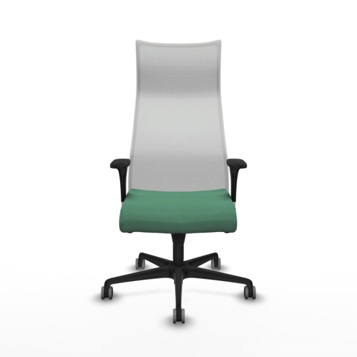 Albacete malla XL sincro malla blanca bali verde esmeralda brazos 1D base nailon ruedas 65mm engomadas