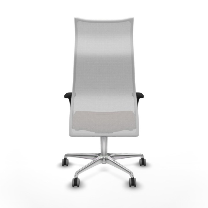 Albacete malla XL sincro malla blanca bali marrón oscuro brazos 1D base aluminio ruedas 65mm engomadas