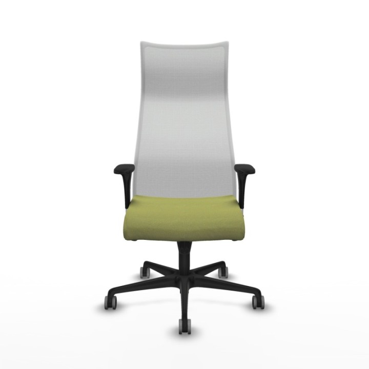 Albacete malla XL sincro malla blanca bali verde oliva brazos 1D base nailon ruedas 65mm engomadas