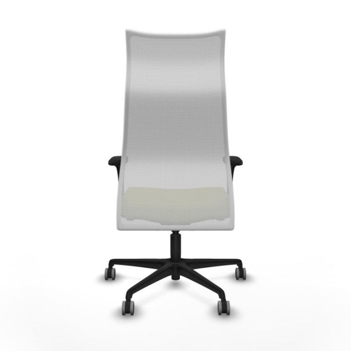 Albacete malla XL sincro malla blanca bali verde oliva brazos 1D base nailon ruedas 65mm engomadas