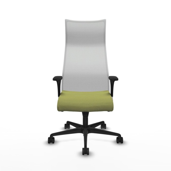 Albacete malla XL sincro malla blanca bali verde oliva brazos 1D base nailon ruedas 65mm nailon