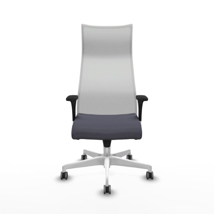 Albacete malla XL sincro malla blanca bali gris oscuro brazos 1D base blanca ruedas 65mm engomadas