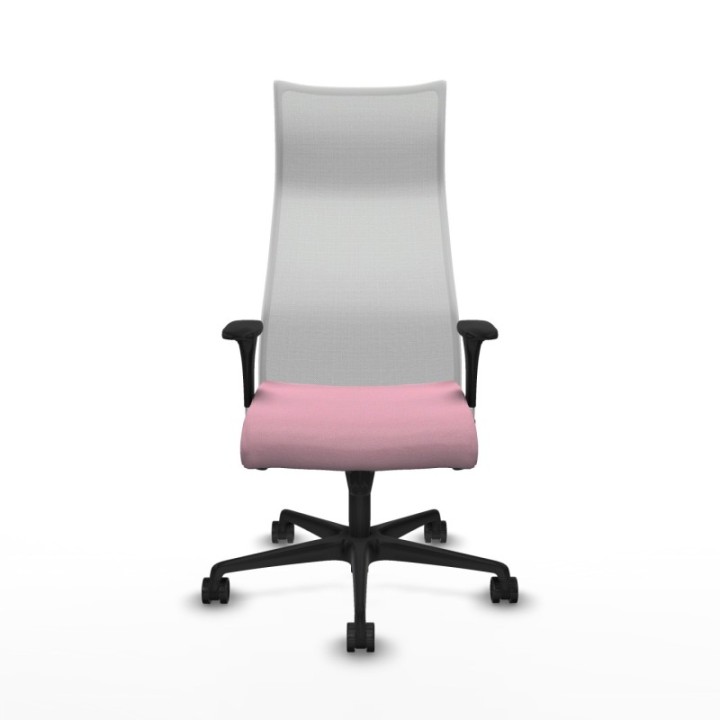 Albacete malla XL sincro malla blanca bali rosa brazos 1D base nailon ruedas 65mm nailon