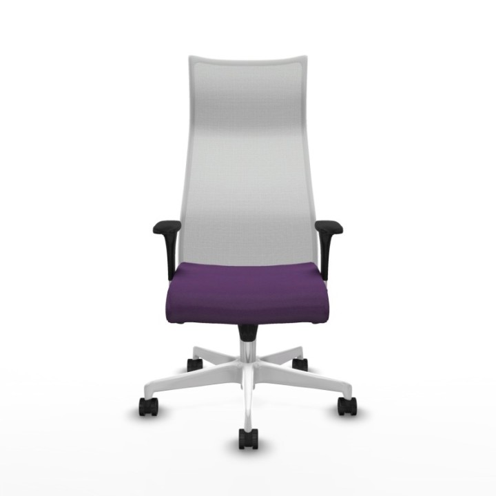 Albacete malla XL sincro malla blanca bali morado brazos 1D base blanca ruedas 65mm nailon