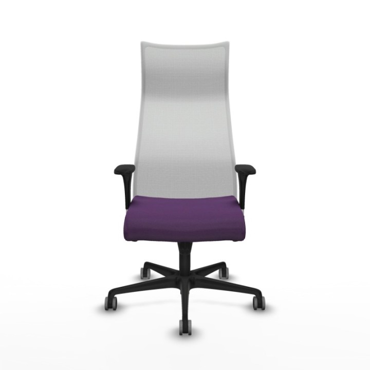 Albacete malla XL sincro malla blanca bali morado brazos 1D base nailon ruedas 65mm engomadas