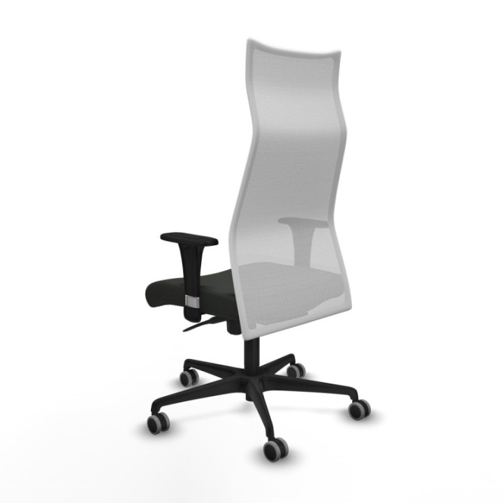 Albacete malla XL sincro malla blanca bali negro brazos 1D base nailon ruedas 65mm engomadas