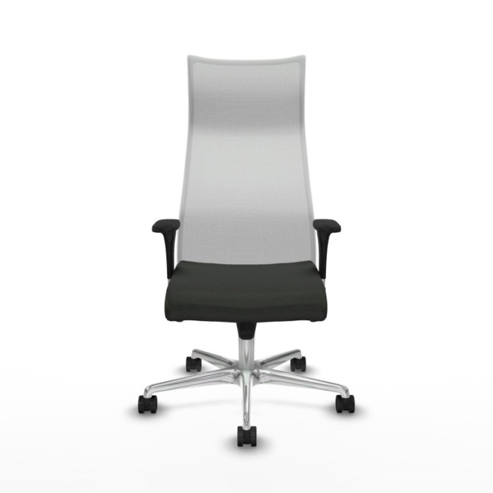 Albacete malla XL sincro malla blanca bali negro brazos 1D base aluminio ruedas 65mm nailon