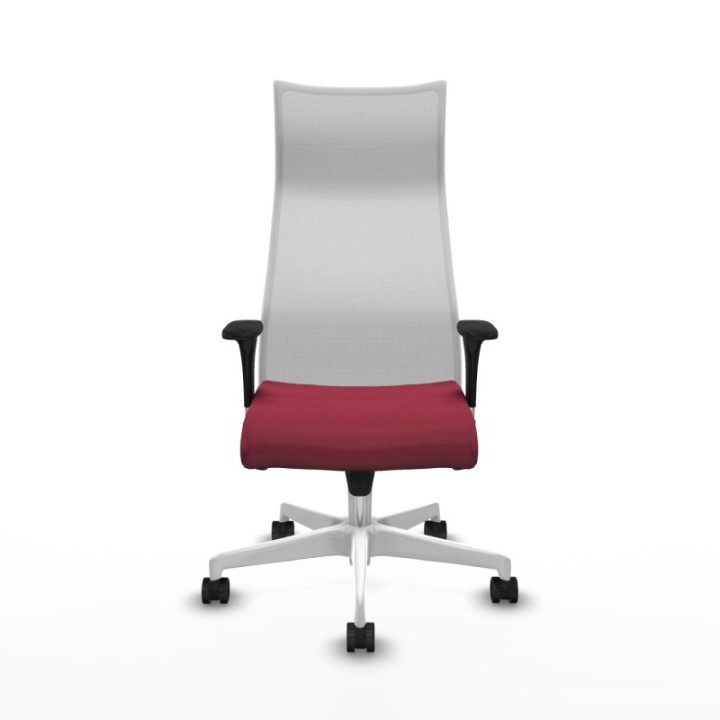 Albacete malla XL sincro malla blanca bali granate brazos 1D base blanca ruedas 65mm nailon