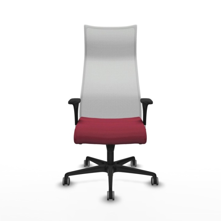 Albacete malla XL sincro malla blanca bali granate brazos 1D base nailon ruedas 65mm engomadas