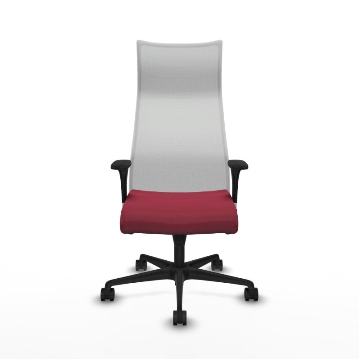 Albacete malla XL sincro malla blanca bali granate brazos 1D base nailon ruedas 65mm nailon