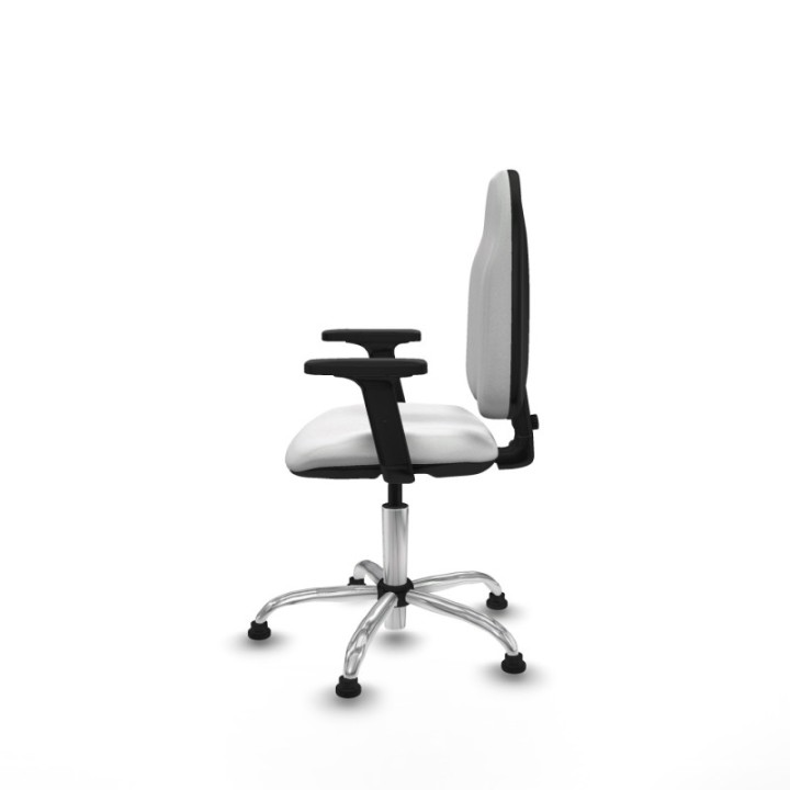 Algarra CP bali blanco brazos 2D base cromada topes