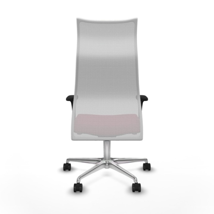 Albacete malla XL sincro malla blanca bali granate brazos 1D base aluminio ruedas 65mm nailon