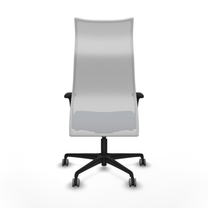 Albacete malla XL sincro malla blanca similpiel azul marino brazos 1D base nailon ruedas 65mm engomadas