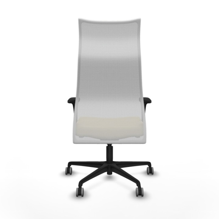 Albacete malla XL sincro malla blanca similpiel crema brazos 1D base nailon ruedas 65mm engomadas