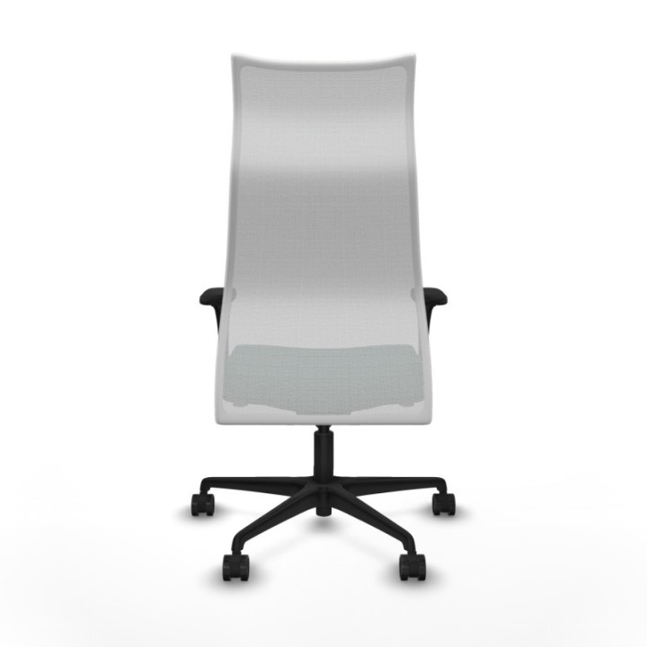 Albacete malla XL sincro malla blanca similpiel verde botella brazos 1D base nailon ruedas 65mm nailon