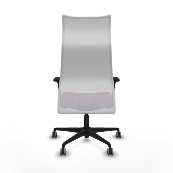 Albacete malla XL sincro malla blanca similpiel morado brazos 1D base nailon ruedas 65mm engomadas