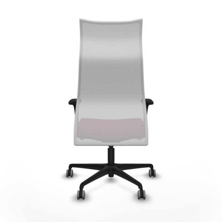 Albacete malla XL sincro malla blanca similpiel granate brazos 1D base nailon ruedas 65mm engomadas