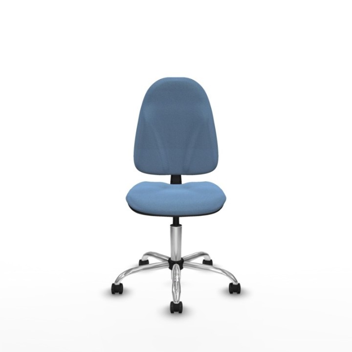 Algarra CP bali azul cielo  base cromada ruedas autofrenantes 50mm