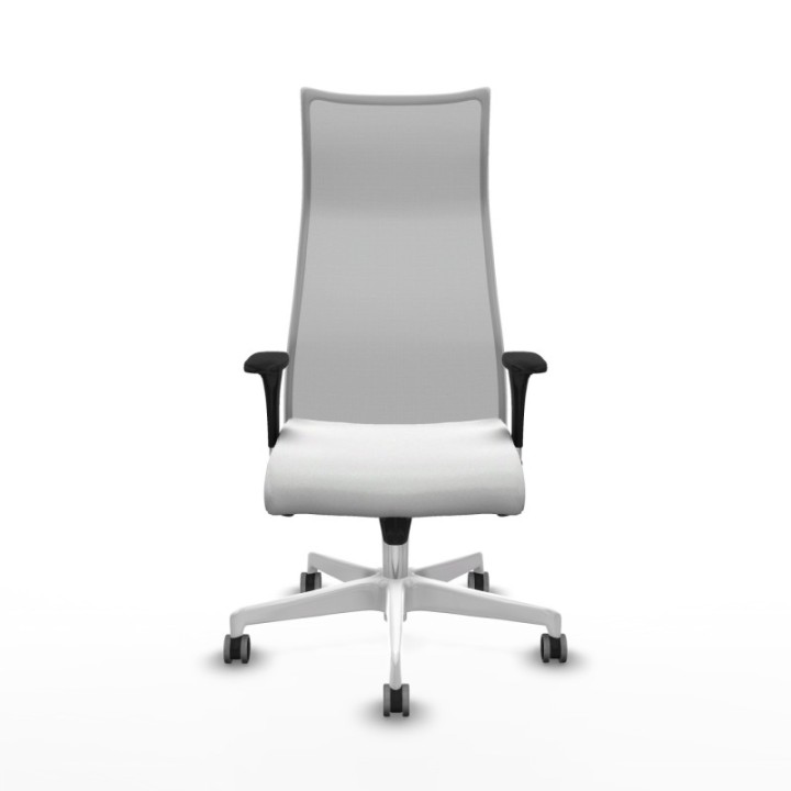 Albacete malla XL sincro malla gris bali blanco brazos 1D base blanca ruedas 65mm engomadas