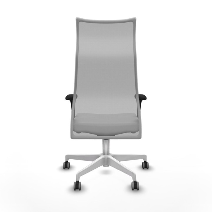 Albacete malla XL sincro malla gris bali blanco brazos 1D base blanca ruedas 65mm engomadas