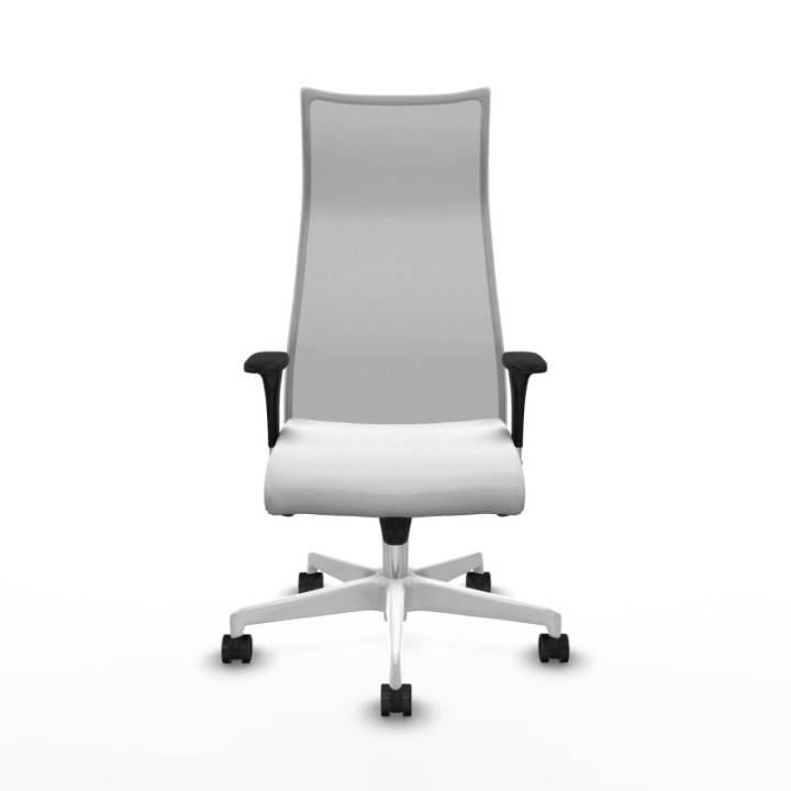 Albacete malla XL sincro malla gris bali blanco brazos 1D base blanca ruedas 65mm nailon