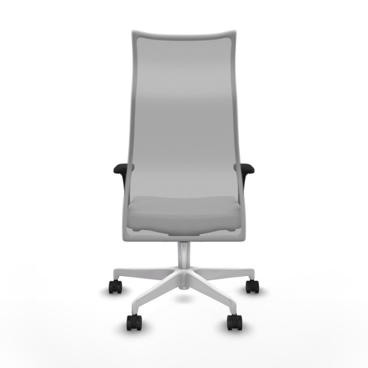 Albacete malla XL sincro malla gris bali blanco brazos 1D base blanca ruedas 65mm nailon