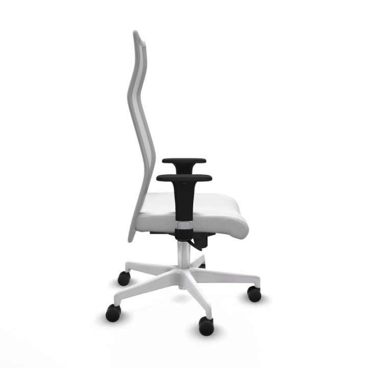 Albacete malla XL sincro malla gris bali blanco brazos 1D base blanca ruedas 65mm nailon