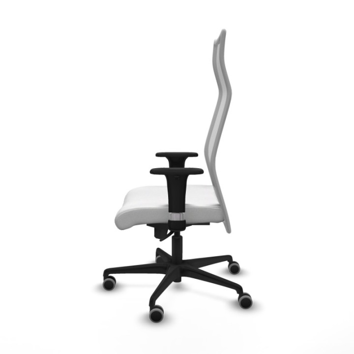 Albacete malla XL sincro malla gris bali blanco brazos 1D base nailon ruedas 65mm engomadas