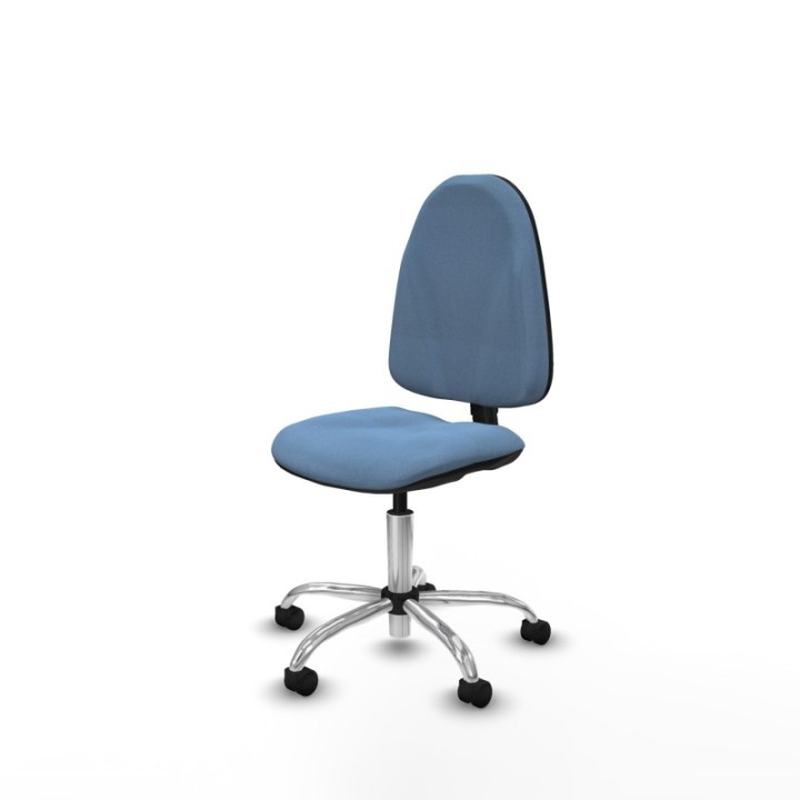 Algarra CP bali azul cielo  base cromada ruedas nailon 50mm