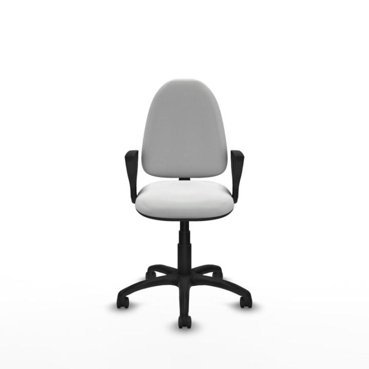 Aýna CP bali blanco brazos fijos base poliamida ruedas autofrenantes 50mm