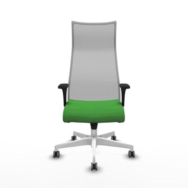 Albacete malla XL sincro malla gris bali verde brazos 1D base blanca ruedas 65mm engomadas