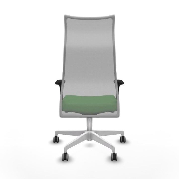 Albacete malla XL sincro malla gris bali verde brazos 1D base blanca ruedas 65mm engomadas