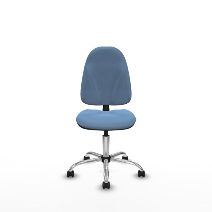 Algarra CP bali azul cielo  base cromada ruedas engomadas 50mm