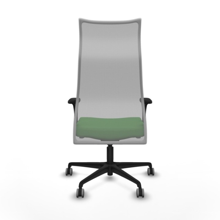 Albacete malla XL sincro malla gris bali verde brazos 1D base nailon ruedas 65mm engomadas