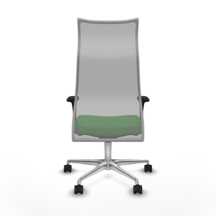 Albacete malla XL sincro malla gris bali verde brazos 1D base aluminio ruedas 65mm nailon