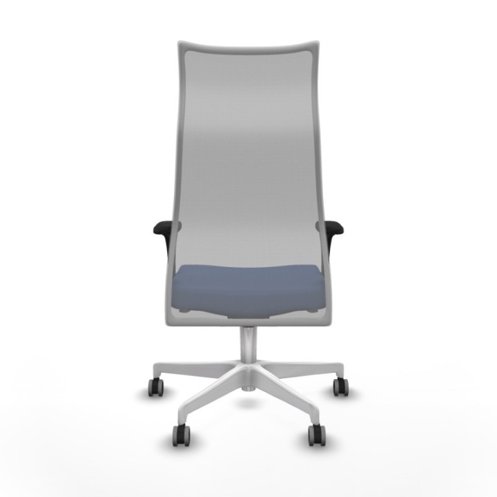 Albacete malla XL sincro malla gris bali azul marino brazos 1D base blanca ruedas 65mm engomadas