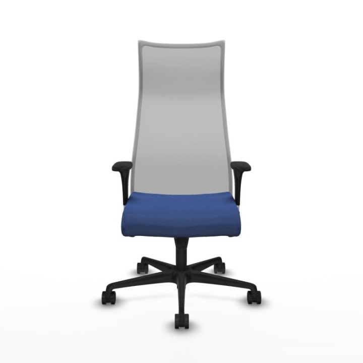 Albacete malla XL sincro malla gris bali azul marino brazos 1D base nailon ruedas 65mm nailon