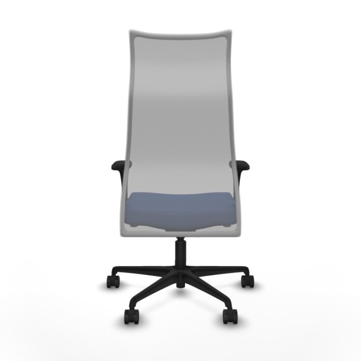 Albacete malla XL sincro malla gris bali azul marino brazos 1D base nailon ruedas 65mm nailon