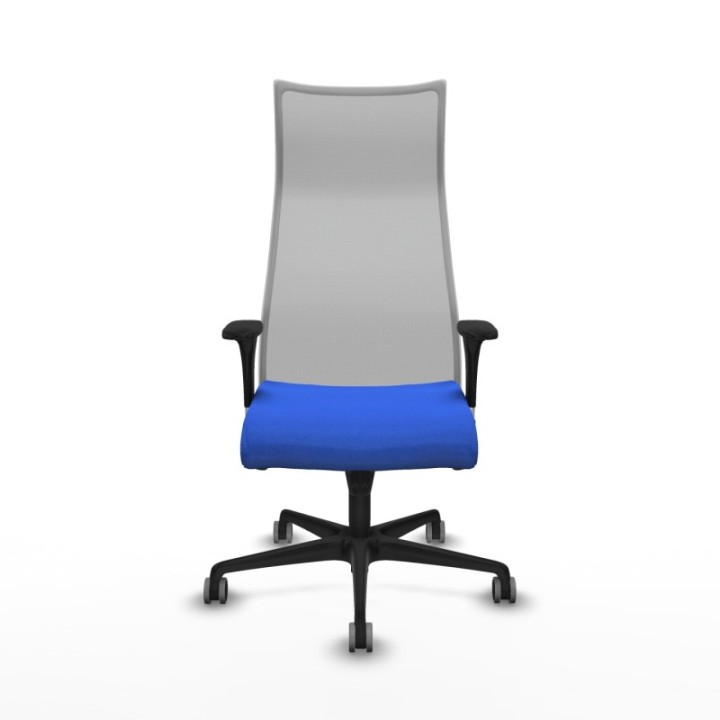 Albacete malla XL sincro malla gris bali azul brazos 1D base nailon ruedas 65mm engomadas