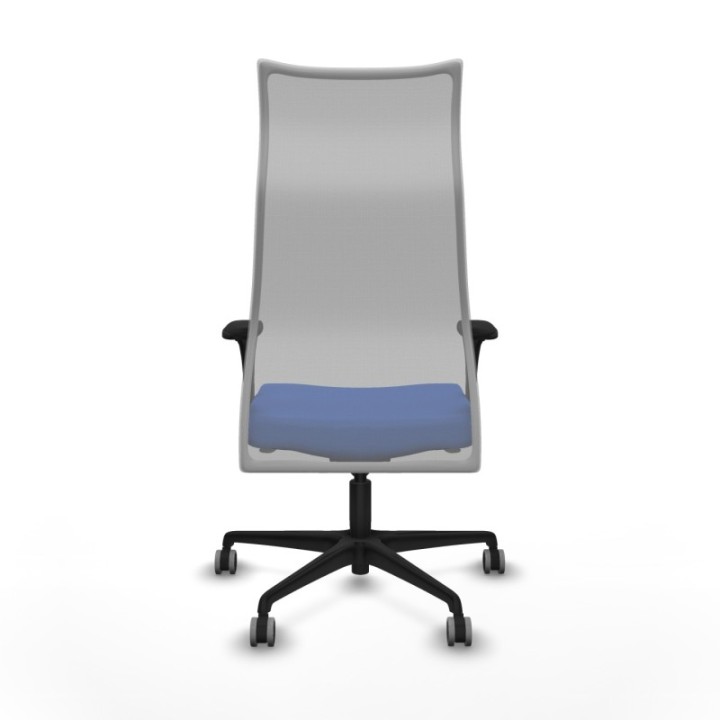 Albacete malla XL sincro malla gris bali azul brazos 1D base nailon ruedas 65mm engomadas