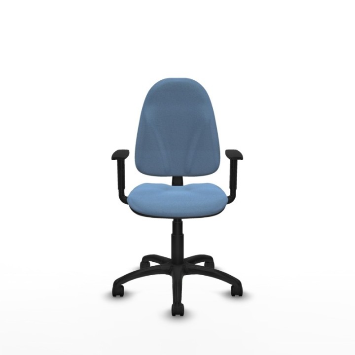 Algarra CP bali azul cielo brazos 1D base poliamida ruedas nailon 50mm