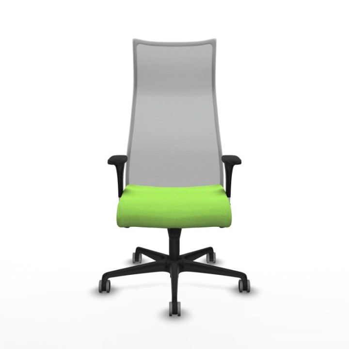 Albacete malla XL sincro malla gris bali pistacho brazos 1D base nailon ruedas 65mm engomadas