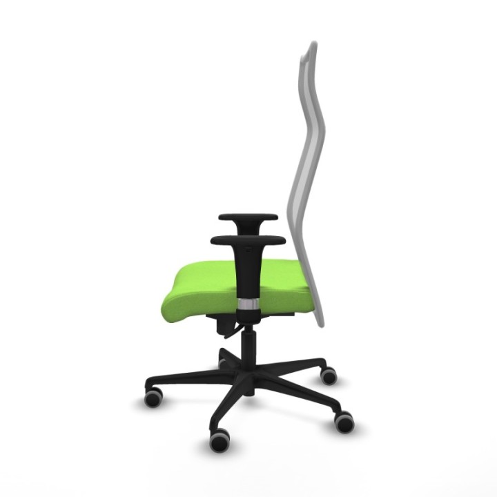 Albacete malla XL sincro malla gris bali pistacho brazos 1D base nailon ruedas 65mm engomadas